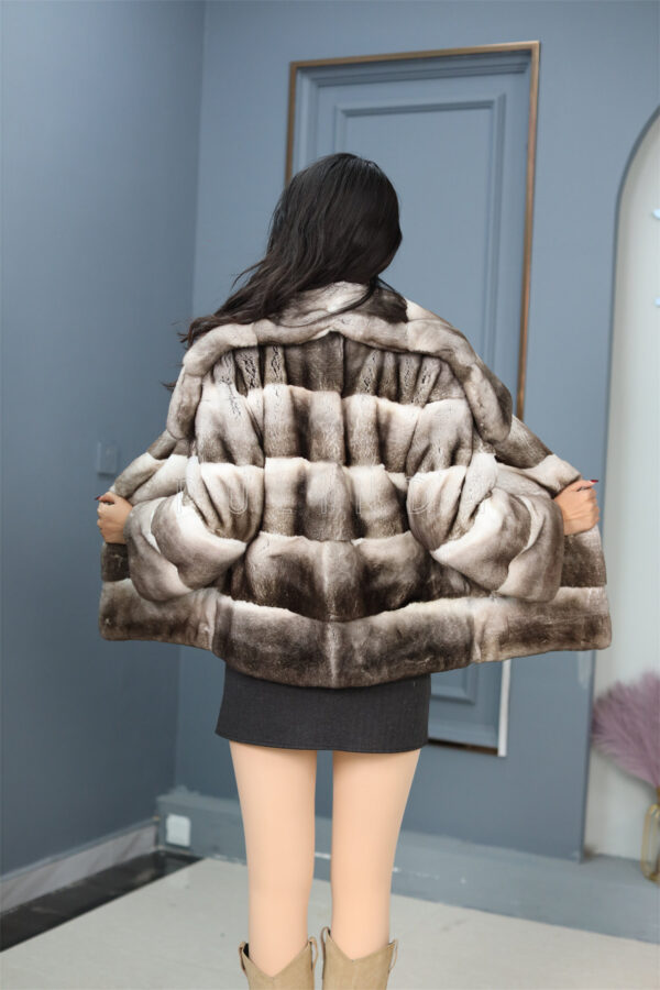 echte chinchilla felljacke