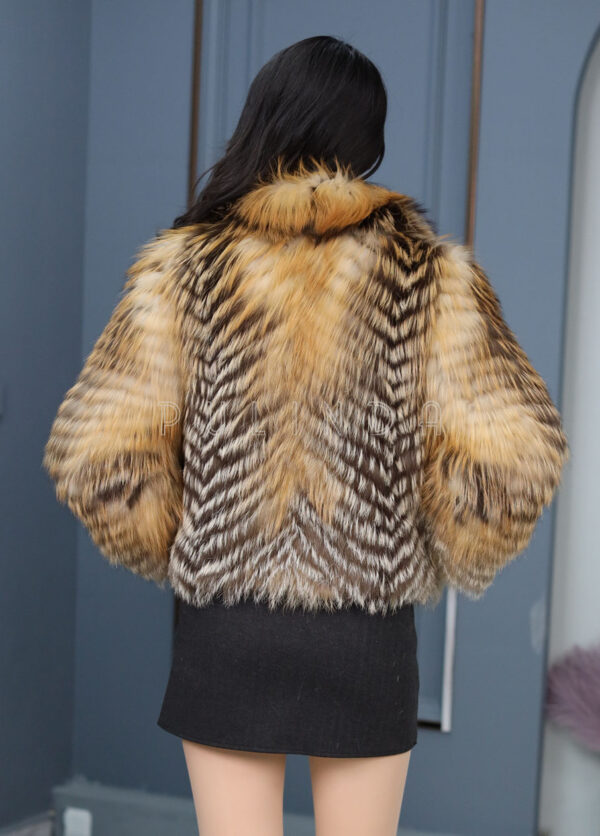 echte fuchsfell jacke