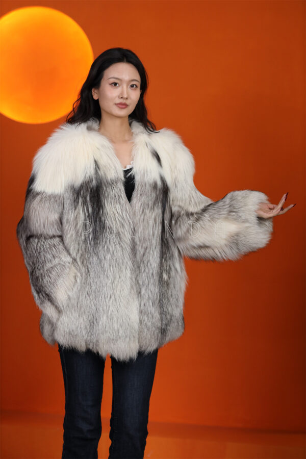 echte fuchsfell jacke