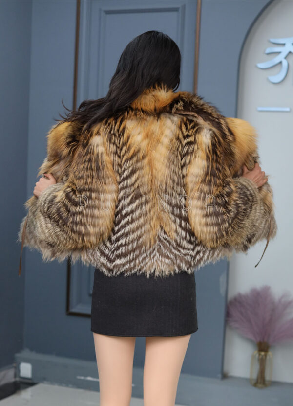echte fuchsfell jacke