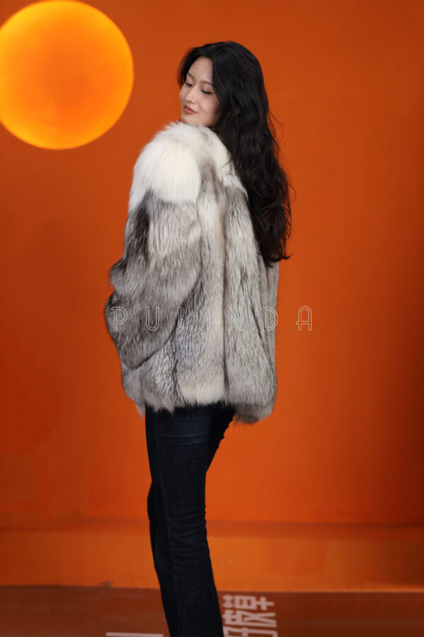 echte fuchsfell jacke